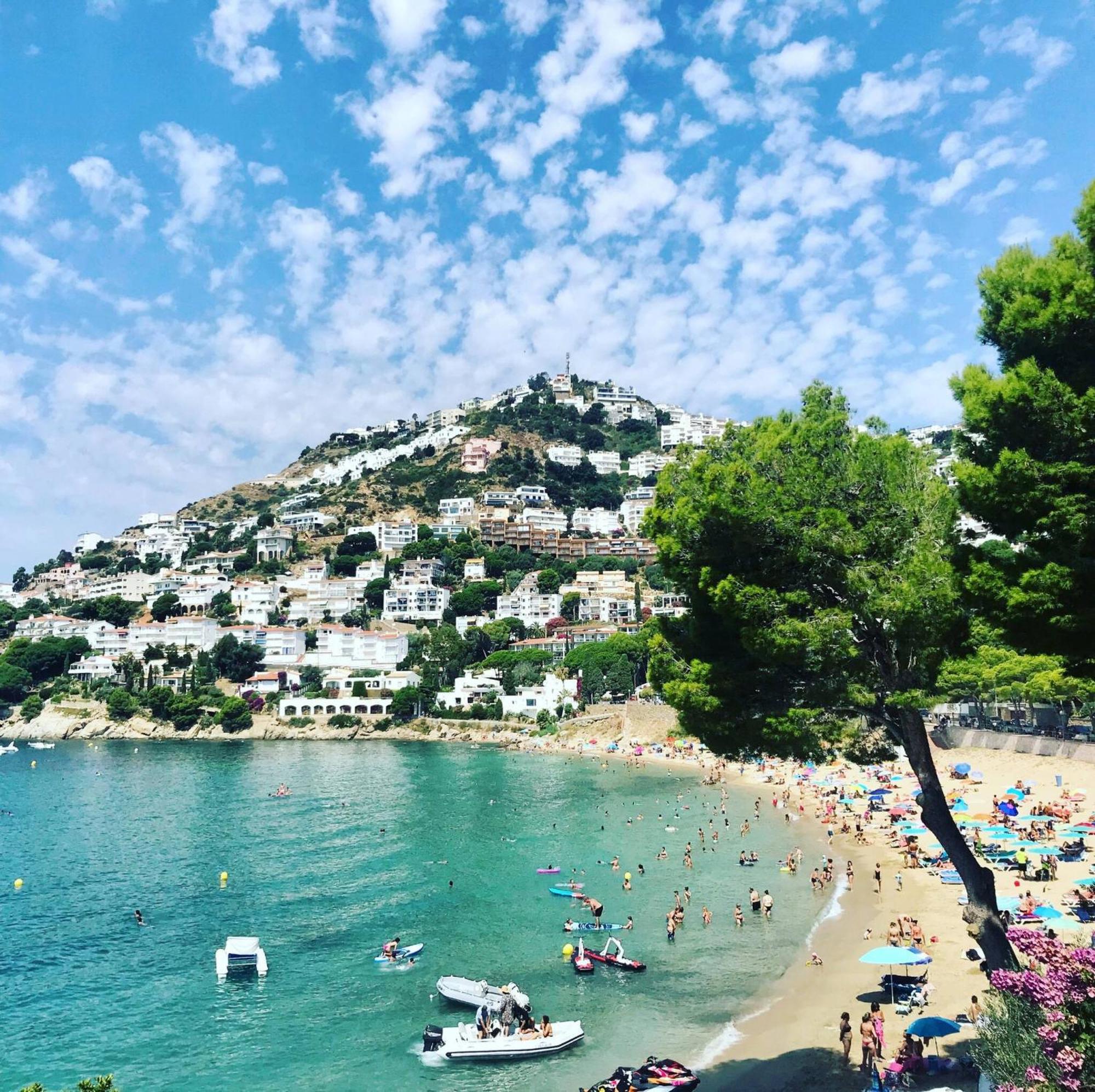 Apartamento En Roses A 2 Min De La Playa Con Vistas Al Mar Av-18 Girona Eksteriør bilde